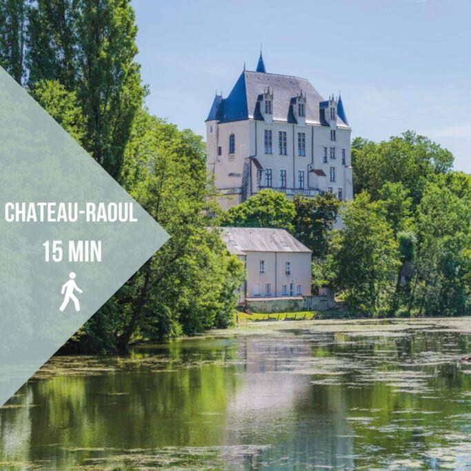 Le Voltaire • Proche Gare • Moderne Villa Chateauroux Ngoại thất bức ảnh