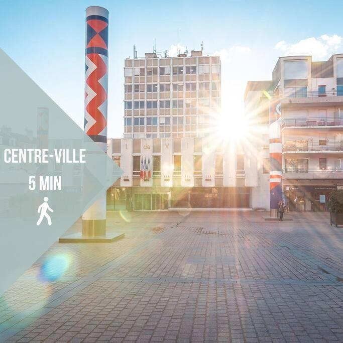 Le Voltaire • Proche Gare • Moderne Villa Chateauroux Ngoại thất bức ảnh