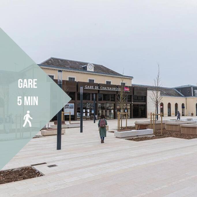 Le Voltaire • Proche Gare • Moderne Villa Chateauroux Ngoại thất bức ảnh